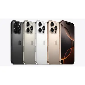 Refurbished Apple iPhone 16 Pro Max (Fully Unlocked) Titanium 256GB All Colors - Premium with 1 Year Warranty by BITB