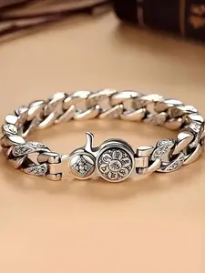Silver Men's Fashion Bracelet - Fashionable Bracelet, Perfect for everyday accessories, gifts for family and friends, for women