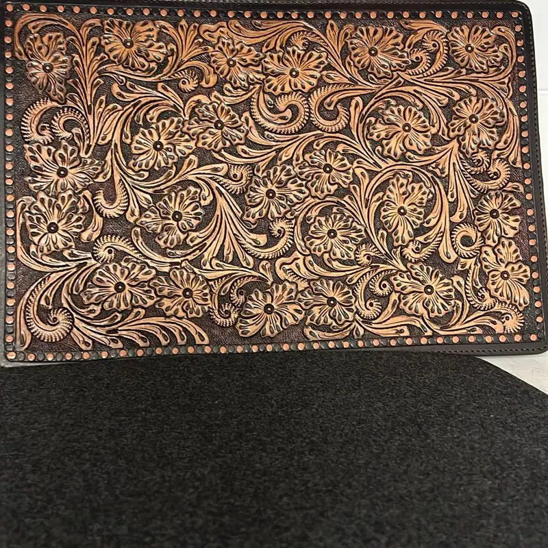 Brown Leather placemats