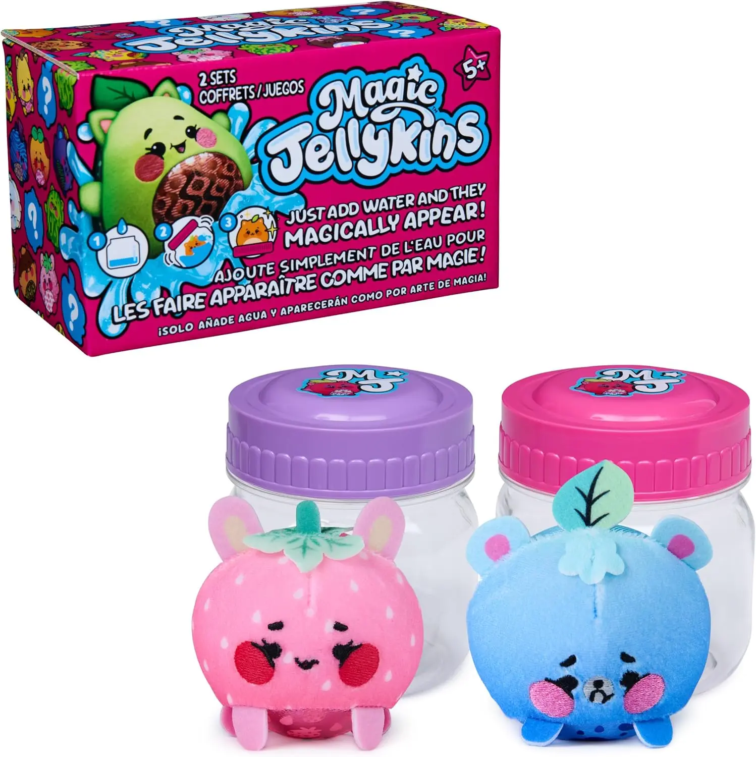 Magic Jellykins 3-Inch Water-Activated Surprise Toys 2-Pack Magic Jellykins 3-Inch Water-Activated Surprise Toys 2-Pack