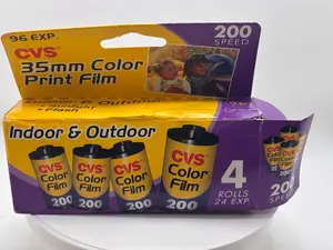 Lot of 4 Rolls 35mm Film - Mixed Speeds (200-400 ISO) - Expired 2011 - Rare
