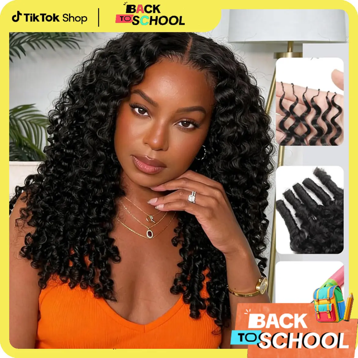 [Cheapest] Mamushow Feather Crochet Human Hair Bundles for Miracle Knots Human Hair Burmese Curly Pre-Separated 50g/Pack Reusable Invisible 100% Virgin Human Hair Crochet Extensions Natural Black #TikTokShopBackToSchool#SohoChic
