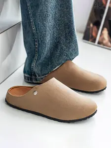 2026 New Men's Half-cover Sandals, Minimalist Casual Clogs, Urban Casual Style, Lightweight Design, Suitable for Both Home and Outdoor Walking Scenes