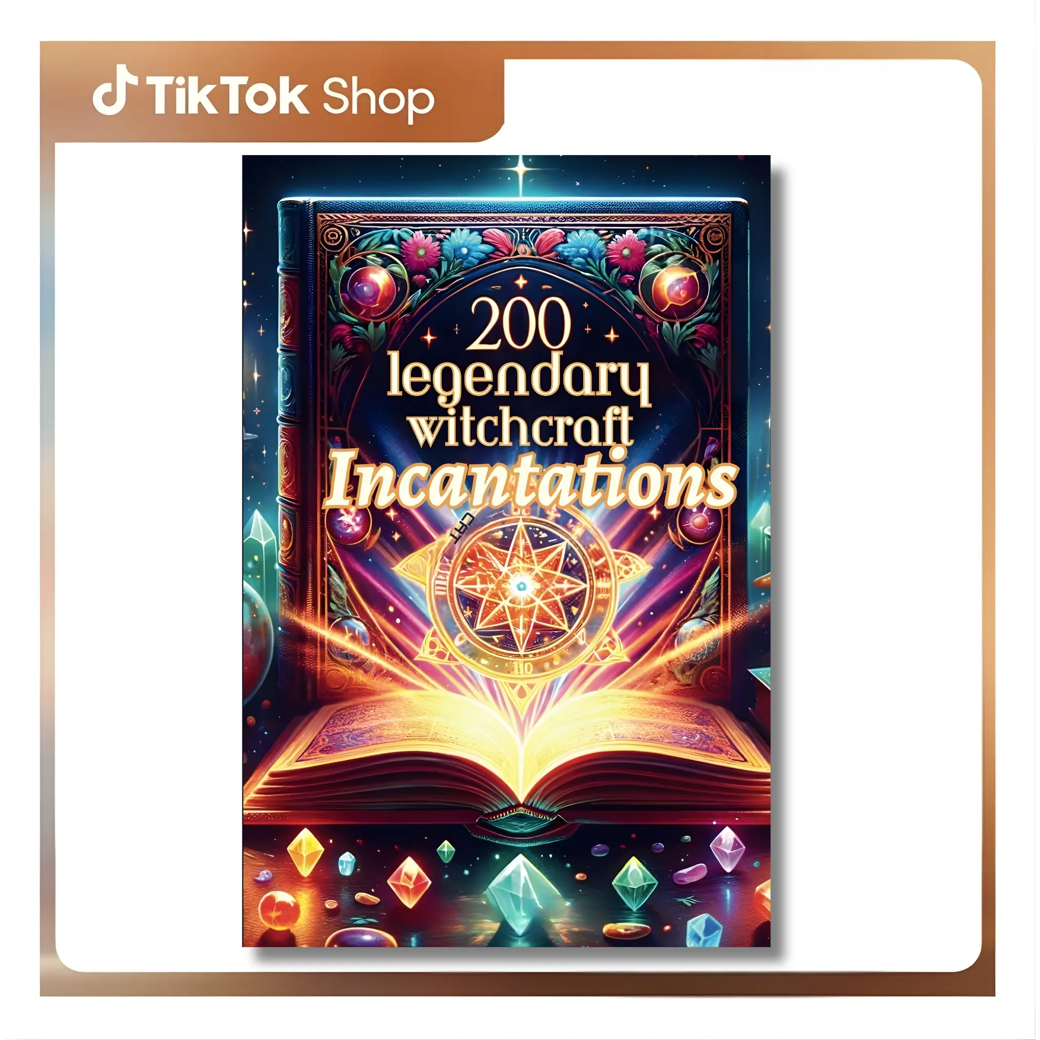 200 Legendary Witchcraft Incantations: Ancient Techniques for Love, Healing, Abundance - English Trade Paperback Grimoire for Witchcraft Practitioners (1992-now) by Arielle Ashwood (Paperback Books, Softcover)