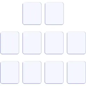 Sticky  Pads (10 Pack), As Seen On TV Removable Traceless Gripping Pad Washable  Anti Slip Pad for  Dashboard Office Home Stick Anything Anywhere, Clear