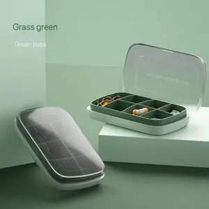 Portable Mini Pill Box, Small Size, Large Capacity, Sealed Storage, Weekly Organizer, Travel-Friendly, Elderly Use, 7 Days Dispenser