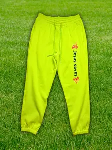 Lime Green Jesus Saves Bottoms