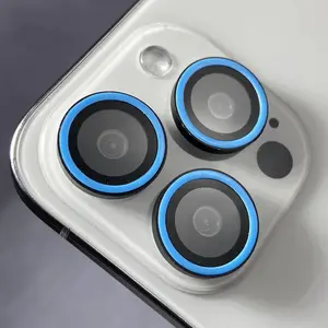 Tempered Glass Phone Lens Protector, 1 Set HD Anti-scratch Phone Lens Protective Film, Phone Accessories Compatible with iPhone 11 12 13 14 15 Series