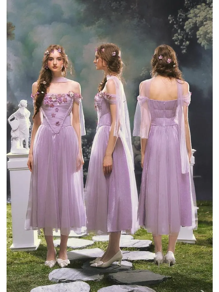 Ode to Purple Iris Dress SwimWeek