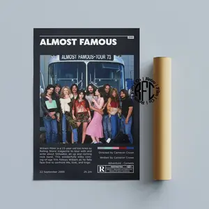 Almost Famous Retro Vintage Poster | Minimalist Movie Poster | Retro Vintage Art Print | Wall Art | Home Decor53
