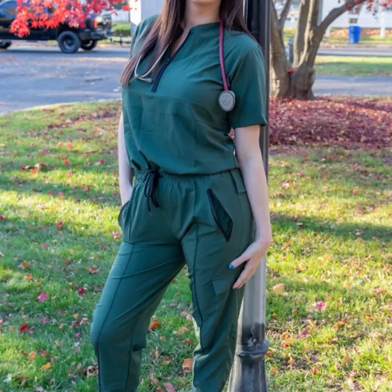 (Solo el Pantalon)Nyah Scrub Jogger Pants – Lightweight Stretch, 5 Pocket Medical Pants | Top Sold Separately