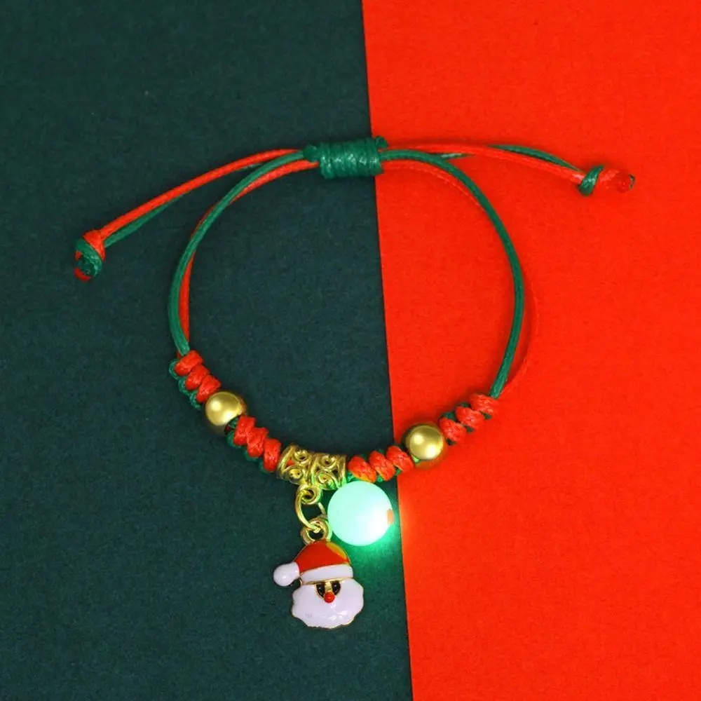 [XMAS SALE] Glow-in-the-Dark Christmas Bracelet – Reindeer, Snowflake & Advent Holiday Jewelry