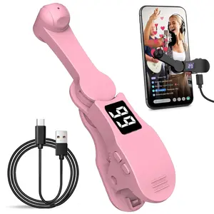 Pink Auto Clicker Compatible with iPhone, Adjustable Timing Auto Screen Tapper for Smartphones, Hands-Free Auto Tap Tool for TikTok Live Likes, Lightning Deals and Social Media Reward Tasks