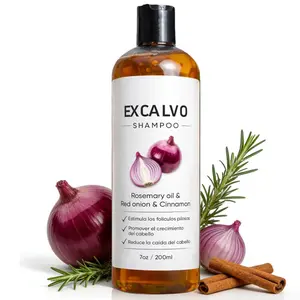 Excalvo Shampoo, Excalvo Shampoo Para Hombre with Rosemary Oil & Red Onion & Cinnamon, Onion Shampoo for Hair Growth, Promotes Stronger, Thicker and Longer Hair for Women & Men