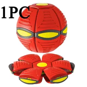 Kids Bouncing Ball, Magic Flying Saucer Deformable Ball, Super Elastic, Anti‑crushing & Anti‑drop, Interactive Entertainment Ball, Ideal for Parent‑child Interaction and Multiple Scenarios
