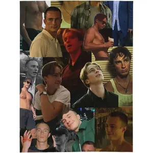 Flannel Blanket Drew Star Starkey Nap Blanket Air Conditioning Blankets Couch Bed Office Blankets Soft and Cozy 40"X30"