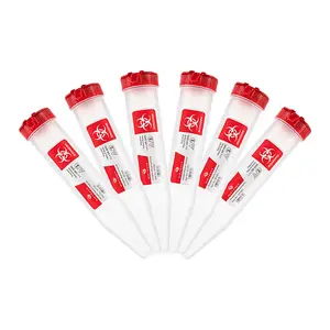 Portable Safety Disposal Container for Safe Waste Handling Compact Single Use Travel Friendly 6 Pack Sharps Organizer for Healthcare Kit