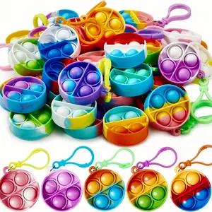 20 Pack Party Favors Bulk, Pop Push Bubble Fidget Toys Squishy Sensory Stretchy Finger Toys for Kids, Birthday Return Gifts Classroom Treasure Box Rewards Pinata Stuffers, Christmas Stocking Stuffers Easter Gifts, All-Occasion Party Supplies