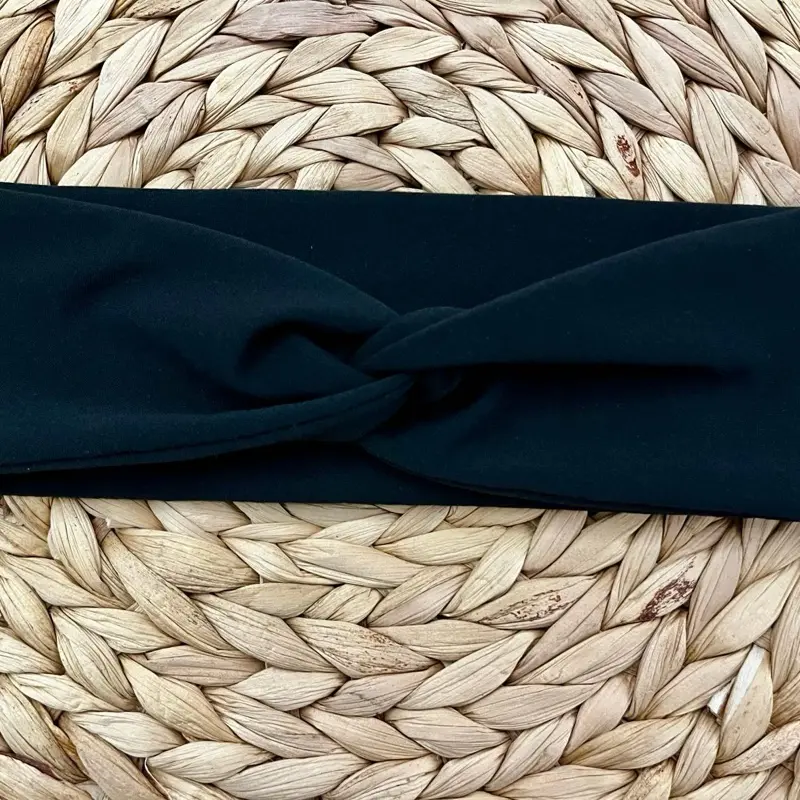 Black Knotted Headband