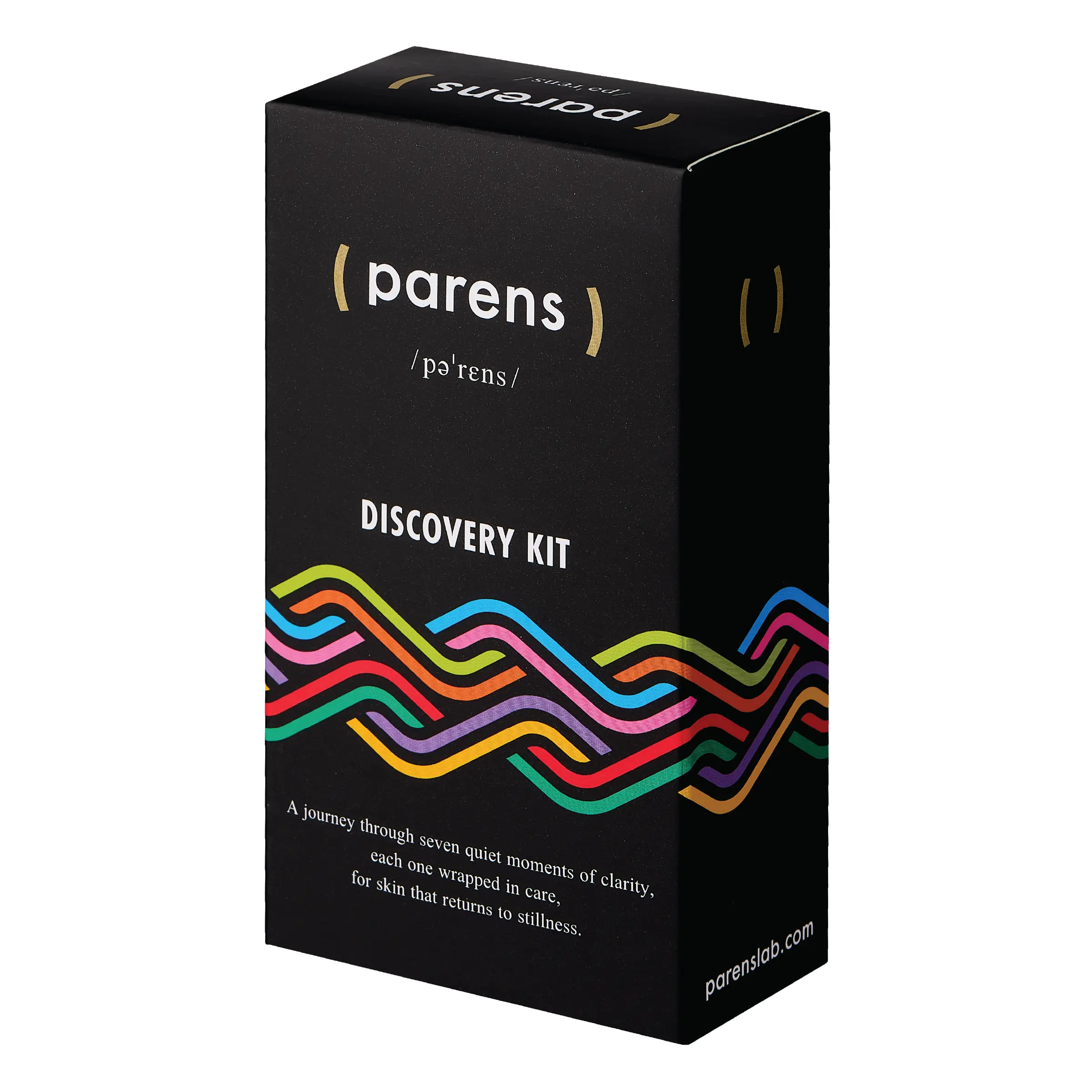 (PARENS) Skincare Discovery Kit (7-Step Trial Set) - 1 Cleanser, 1 Essence, 2 Masks & 3 Serums Included | Hydrating, Soothing, Firming Travel Mini Kit