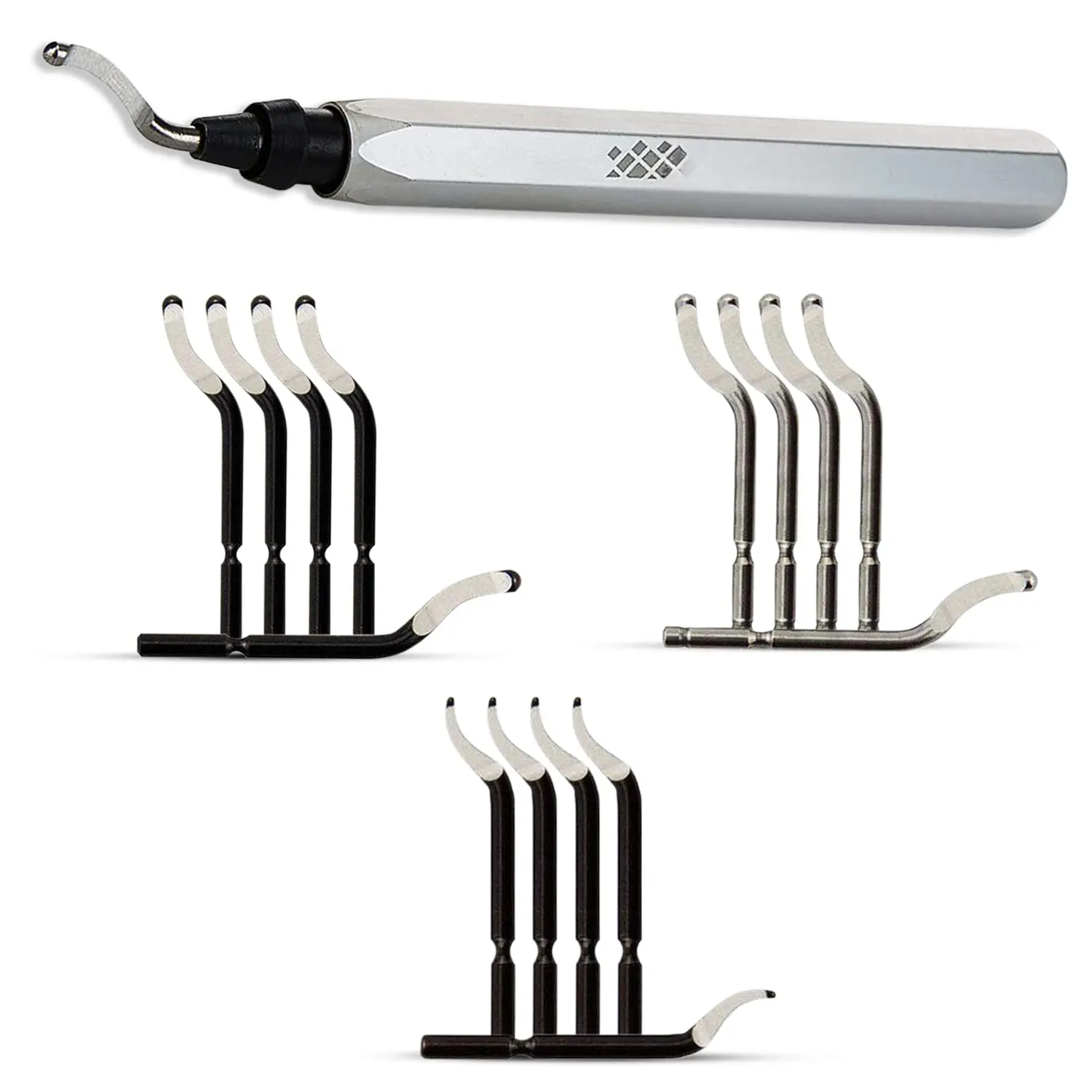 - Deburring Tool with 16 High Speed Steel Swivel  - Works on Metal, , PVC Pipes, Copper, Plastic and 3D Printed Edges - Plumbing & 3D Printing Burr Removal Reamer Tool