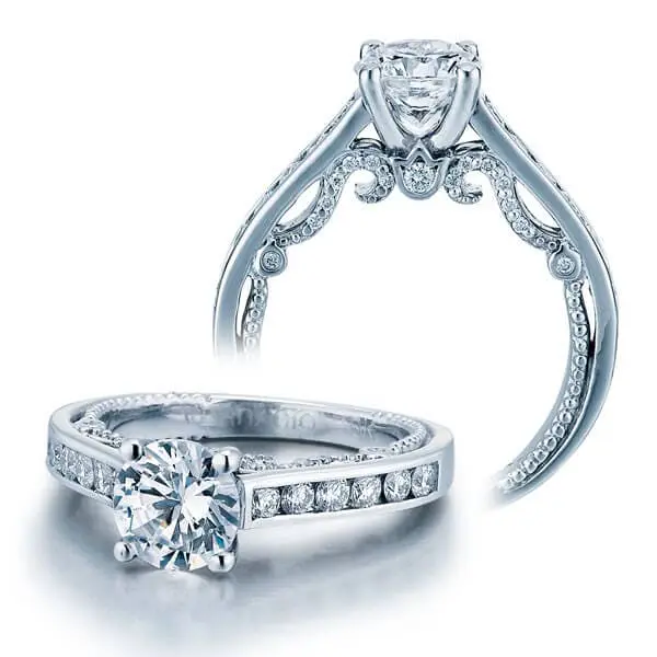 Channel Set Verragio Insignia Engagement Ring