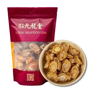 Royal seafood USA Premium Wild Caught Dried Abalone 1lb, Low Fat, mini size 70-80 pcs, small size 33-36 pcs