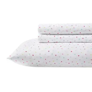 Laura Ashley Confetti Pink Twin Xl Sheet Set Laura Ashley Confetti Pink Twin Xl Sheet Set