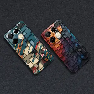 Dirt-resistant Wrist Strap Phone Case For infinix Note40 Pro/Pro+/X6851/B/X6850 Soft case Plain color Back Cover Waterproof Phone Holder Fashion Design Anti-dust mature commerce