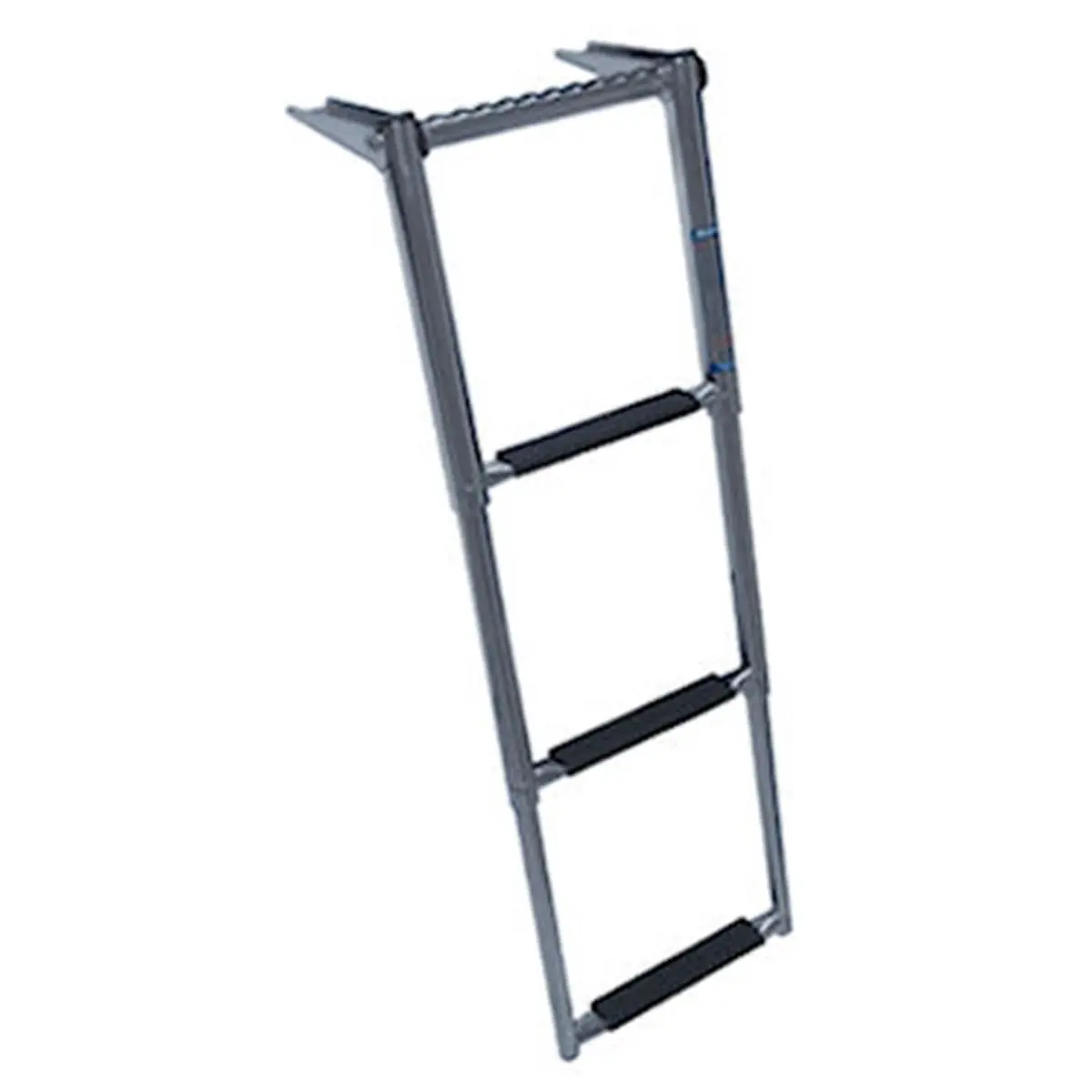 212 MAIN Windline TDL-3XP 3-Step Over Platform Telescoping Boat Ladder with Hand Grip, Pool Ladder with Deployed Length Spec