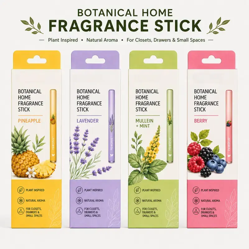 New Upgraded Aroma Stick, Portable BotanicalFragrance Stick with Fresh Plant Inspired Scent,Pocket Size Ambient Home Fragrance for Office,Travel and Everyday Spaces