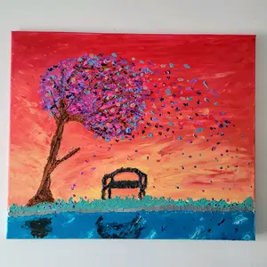 Fall in the Park 20x24 Canvas