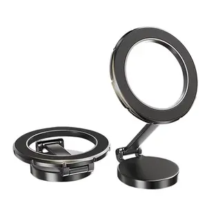 Car Phone Holder Magnetic Mount Ultra Strong Magnet Dashboard Air Vent Clip 360 Swivel Rotation Hands Free for All Smartphones Rideshare Drivers