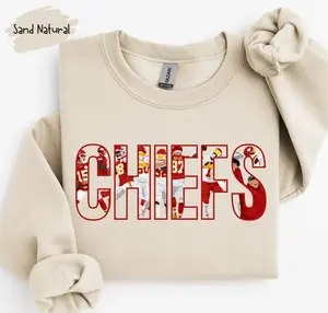 Chiefs Sweatshirt, KC Apparel, Mahomes, Kelce, Football Sweater