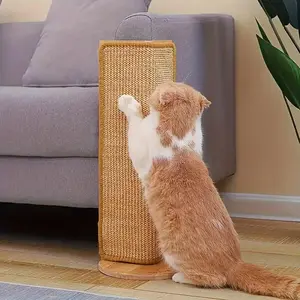 Cat Scratcher, Sisal Cat Scratcher, Mess-free Cat Scratcher, Sofa-safe Design for Exercise & Rest, Perfect Gift for Cats