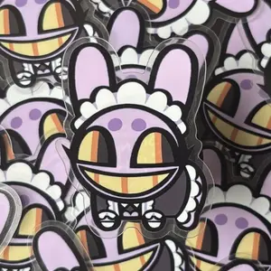 Jax maid Bunny epoxy KeychainThe Amazing Digital Circus (TADC)