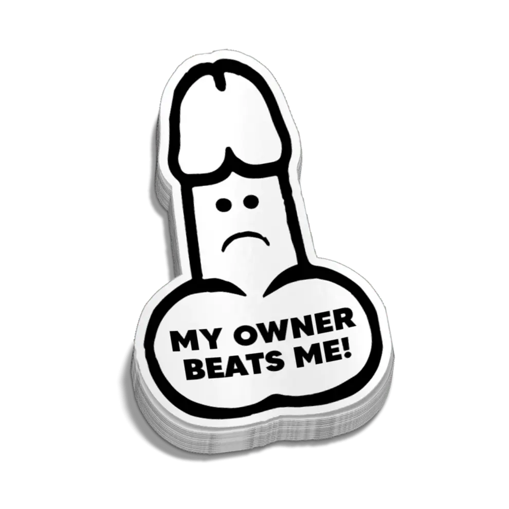 Beats Me sticker Hard Hat Decal  | Die-Cut Sticker for Laptop Water Bottle