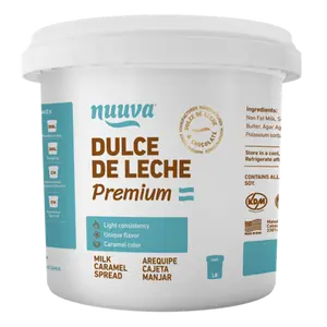 Premium Dulce de Leche | Soft & Creamy Spread | For Cakes, Cookies, Churros, Pancakes, Waffles & Crepes | Light & Silky Texture | Use as Filling, Topping, or Eat by the Spoon | Gluten-Free | Kosher Certified