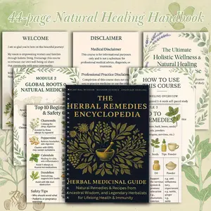 1pc Herbal Spiral Notebook Journal: Natural Health Therapy Guide 5.5 x 8.3 Inches Retro Plant Guide, Tear Away Pages for Easy Reference, Ideal Gift for Christmas, Valentine's Day, Birthdays & Anniversaries, Perfect for Home Health Care