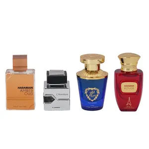 Al Haramain 4-Piece Gift Set for Unisex (10 Ml Amber Oud Gold Edition + 10 Ml L'aventure + 10 Ml Azlan Oud Bleu Edition+ 10 Ml Rouge)
