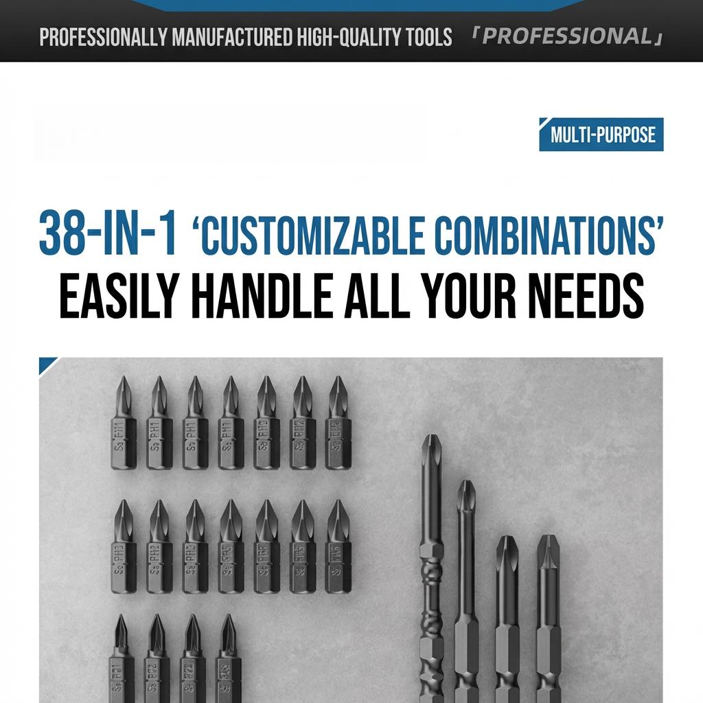 15 PCS S2 Steel Impact Screwdriver Bit Set, Magnetic Anti-Slip Long Reach Bit Kit 65mm-110mm with Electrician Bits, 1/4" Hex Shank for Impact Driver Circuit Breaker Automotive Repair