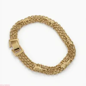 2026 New Euro Gold Elephant Bracelet For Women Cute Cartoon Anklet And Wrist Chain Fun Design With Light Luxury Summer Style For Daily Wear Cute And Cool US Design