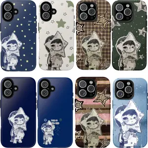 Cute Star Boy Phone Case - Stylish, cartoon phone cover, aesthetic protective cover, gift Suitable for iPhone 17-11 Pro Max/Plus