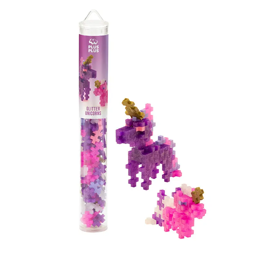 Glitter Unicorn Free Tubes - 100pc Magical Gift Set, Festive Party Bag Fillers for Home & Party Supplies