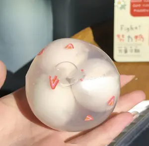 Strawberry Wax Cracking Tangyuan Squishy Stress Ball Toy