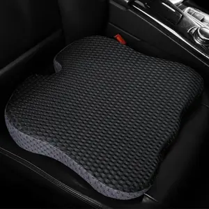 Car Wedge Seat Cushion, Comfortable Car Seat Cushion, Memory Foam Car Seat Pad, Car Interior Accessories for Driver & Passenger