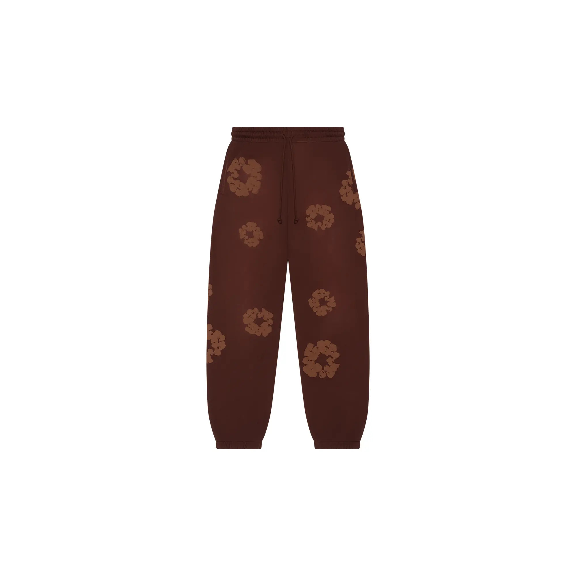 Mono Cotton Wreath Sweatpants "Brown" DT102