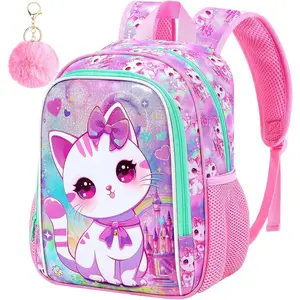 F-CPB47 Toddler Backpack for Boys Girls, Dinosaur Unicorn Cat Preschool Bookbag Kindergarten Cute School Bag