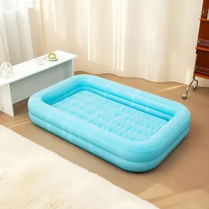 Quick Inflatable Air Mattress with Removable Cover – Thick Foldable Bed for Indoor & Outdoor, Perfect for Camping, Guest Rooms & Temporary Sleep, Starry Sky Design, Easy Setup & Ultra Portable