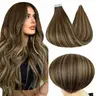 Full Shine Tape in Hair Extension Affordable Soft and Natural Human Hair Extensions 20Pcs/50G FallPicks #SohoChic #tiktokshopstockup